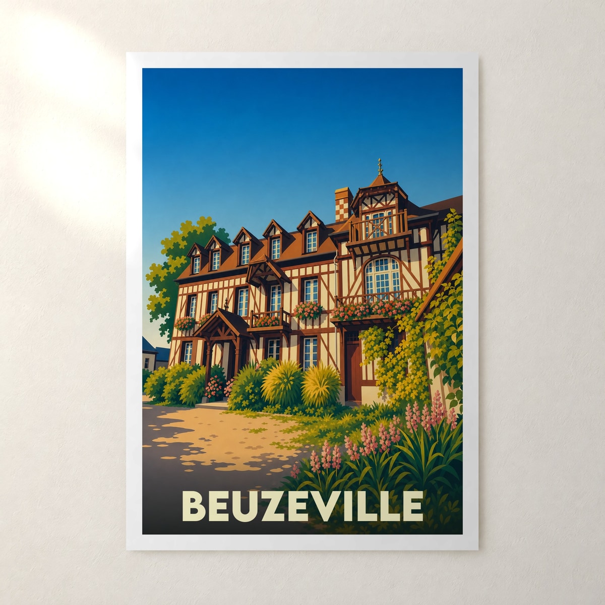 Affiche Beuzeville – sans cadre, accrochée au mur