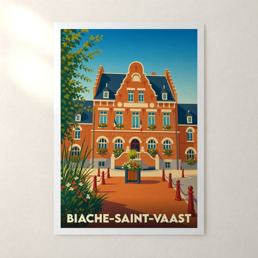 Affiche Biache-Saint-Vaast – sans cadre, accrochée au mur