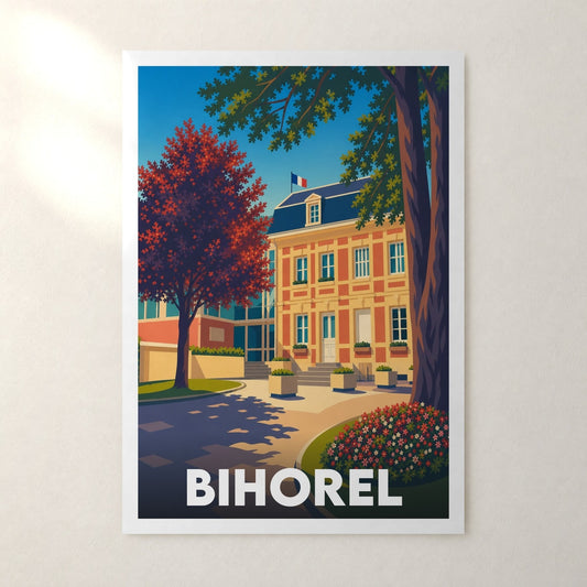 Affiche Bihorel – sans cadre, accrochée au mur