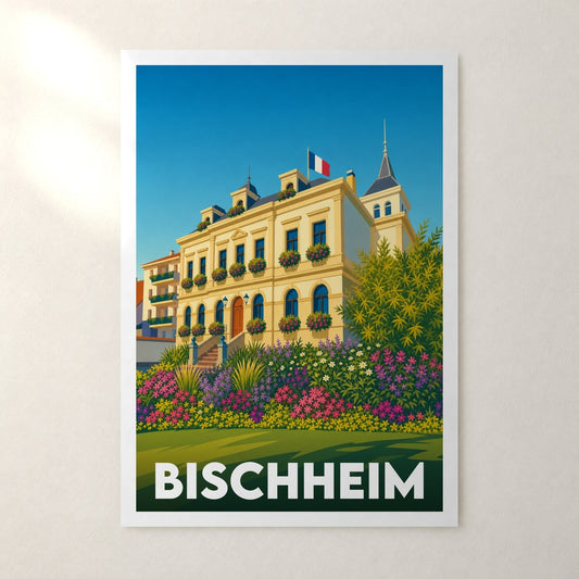 Affiche Bischheim – sans cadre, accrochée au mur