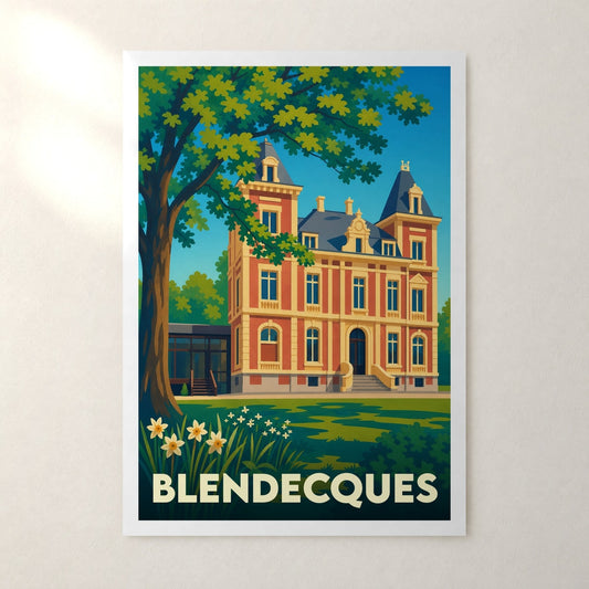 Affiche Blendecques – sans cadre, accrochée au mur