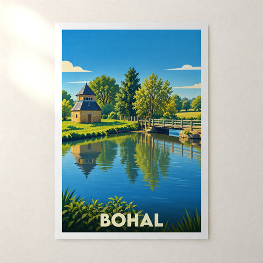 Affiche Bohal – sans cadre, accrochée au mur