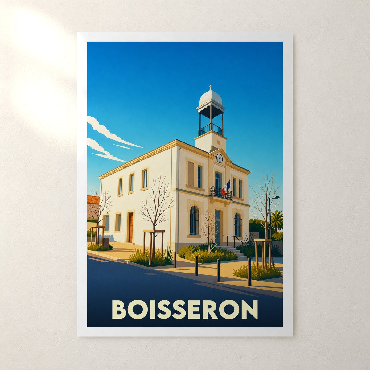 Affiche Boisseron – sans cadre, accrochée au mur