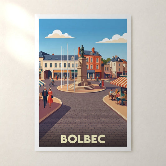Affiche Bolbec – sans cadre, accrochée au mur