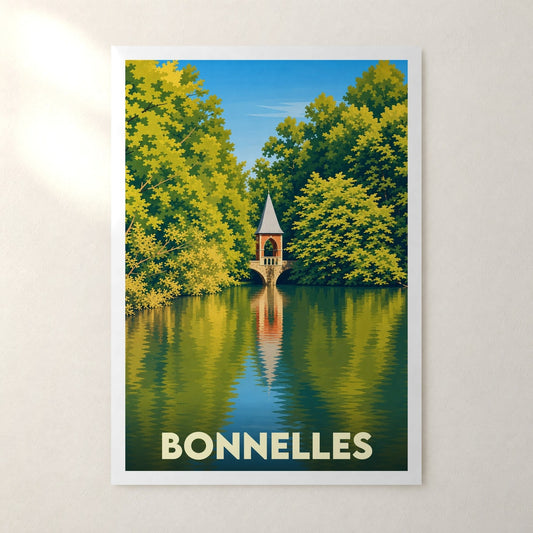 Affiche Bonnelles – sans cadre, accrochée au mur