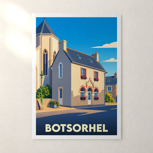 Affiche Botsorhel – sans cadre, accrochée au mur