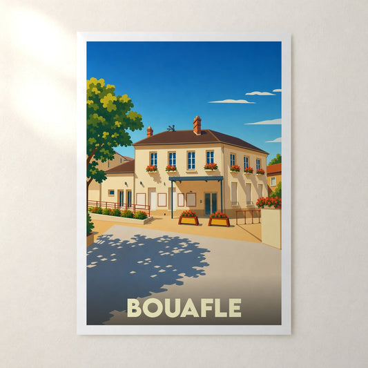 Affiche Bouafle – sans cadre, accrochée au mur