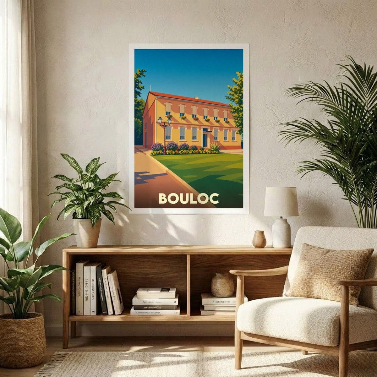 Affiche A1 (59,4 x 84,1 cm) Sans cadre souvenir de Bouloc