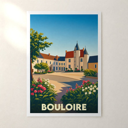 Affiche Bouloire – sans cadre, accrochée au mur