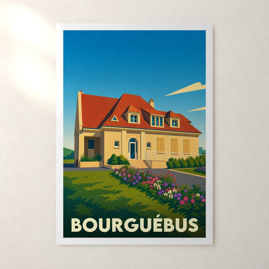 Affiche Bourguébus – sans cadre, accrochée au mur
