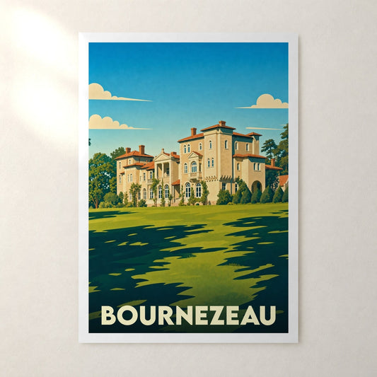 Affiche Bournezeau – sans cadre, accrochée au mur
