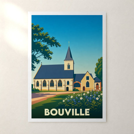 Affiche Bouville – sans cadre, accrochée au mur