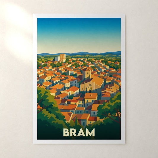 Affiche Bram – sans cadre, accrochée au mur