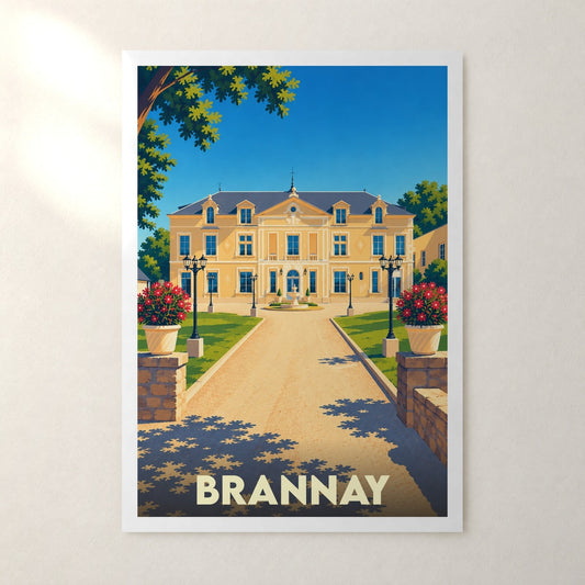 Affiche Brannay – sans cadre, accrochée au mur