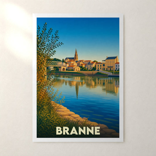 Affiche Branne – sans cadre, accrochée au mur