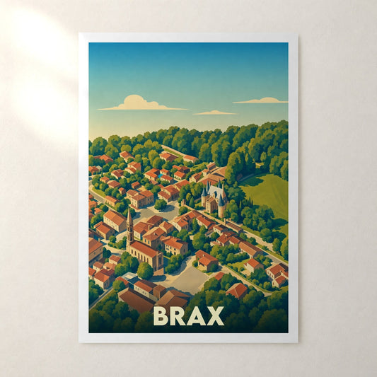 Affiche Brax – sans cadre, accrochée au mur