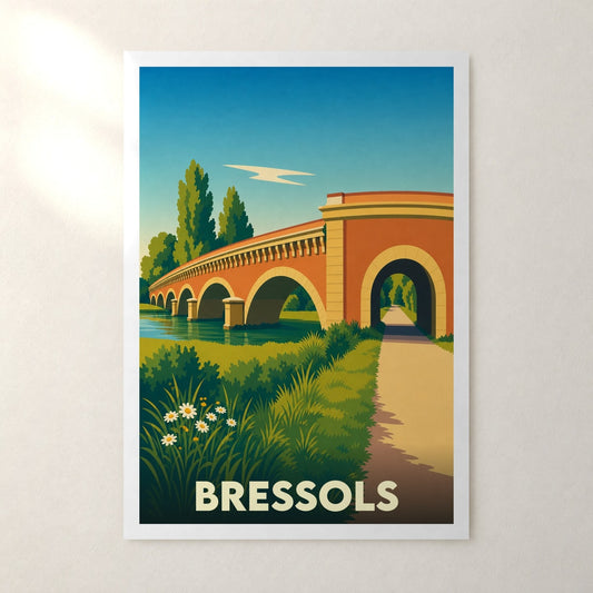 Affiche Bressols – sans cadre, accrochée au mur
