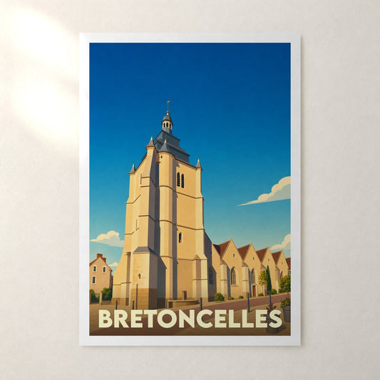 Affiche Bretoncelles – sans cadre, accrochée au mur