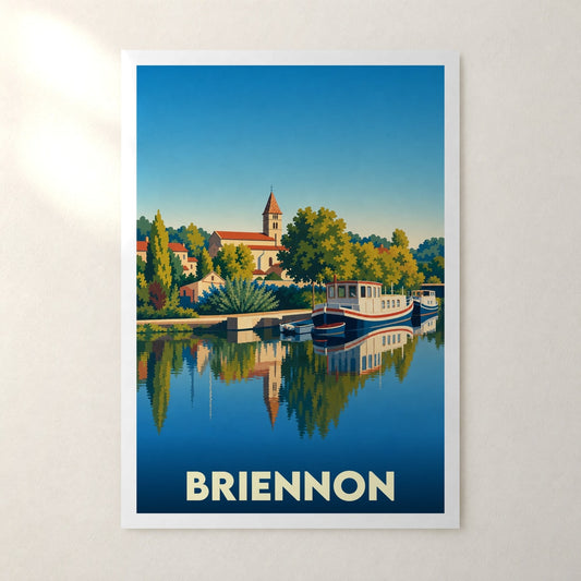 Affiche Briennon – sans cadre, accrochée au mur
