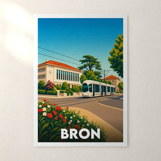 Affiche Bron – sans cadre, accrochée au mur
