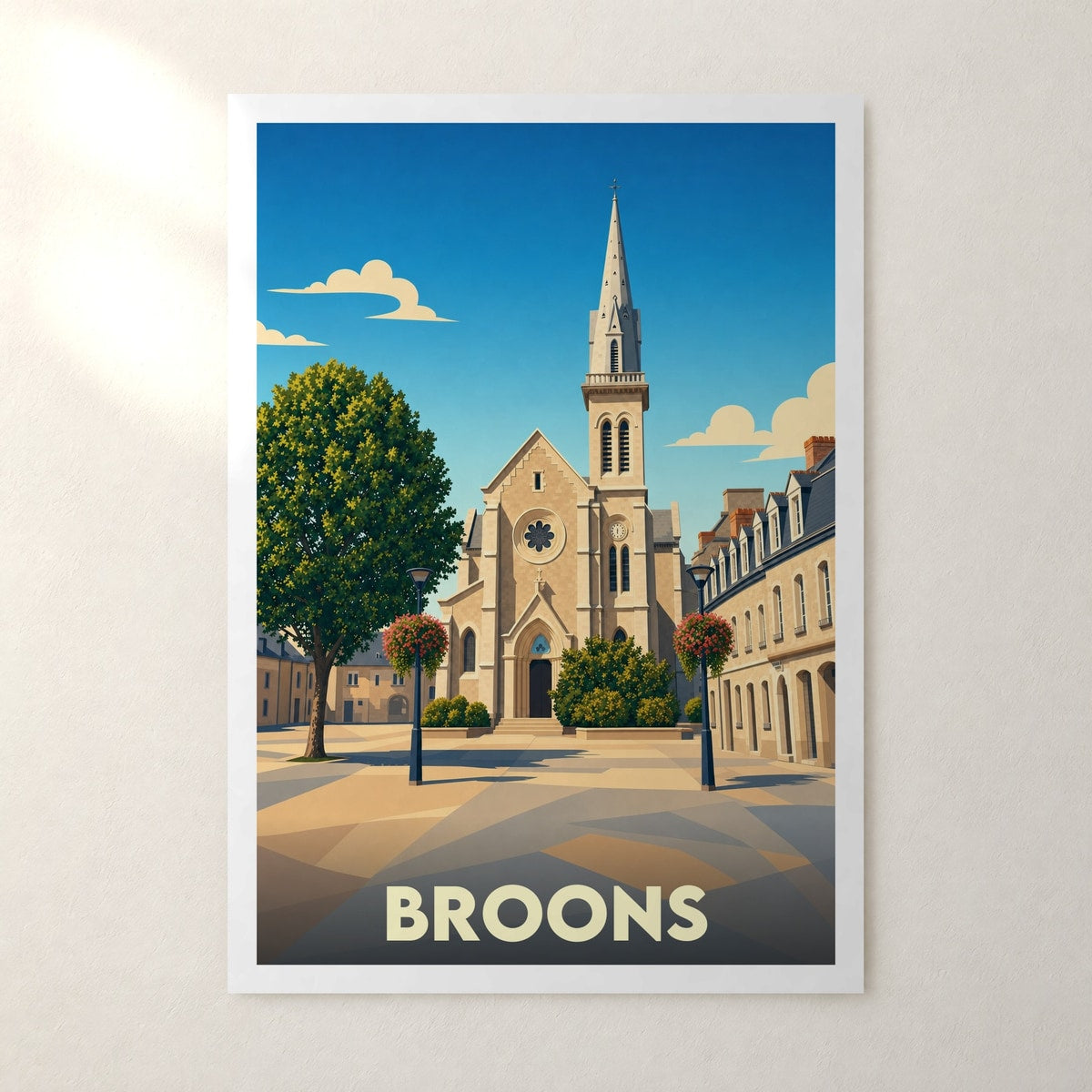 Affiche Broons – sans cadre, accrochée au mur