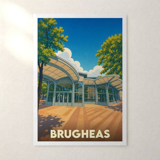 Affiche Brugheas – sans cadre, accrochée au mur
