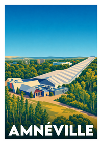 Affiche souvenir de Amnéville – image brute sans cadre