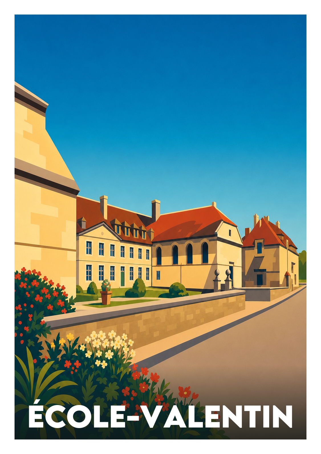 Affiche souvenir de École-Valentin – image brute sans cadre