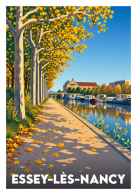 Affiche souvenir de Essey-lès-Nancy – image brute sans cadre