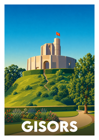 Affiche souvenir de Gisors – image brute sans cadre