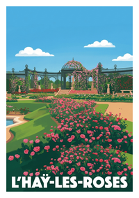 Affiche souvenir de L'Haÿ-les-Roses – image brute sans cadre