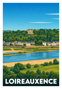 Affiche souvenir de Loireauxence – image brute sans cadre