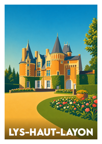 Affiche souvenir de Lys-Haut-Layon – image brute sans cadre