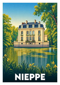 Affiche souvenir de Nieppe – image brute sans cadre