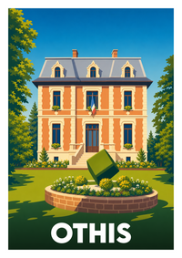 Affiche souvenir de Othis – image brute sans cadre