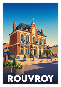 Affiche souvenir de Rouvroy – image brute sans cadre