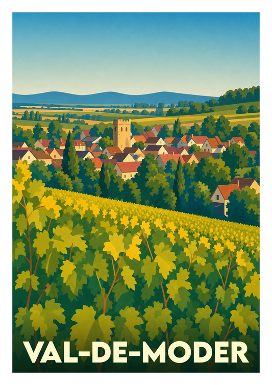 Affiche souvenir de Val-de-Moder – image brute sans cadre