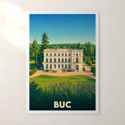 Affiche Buc – sans cadre, accrochée au mur