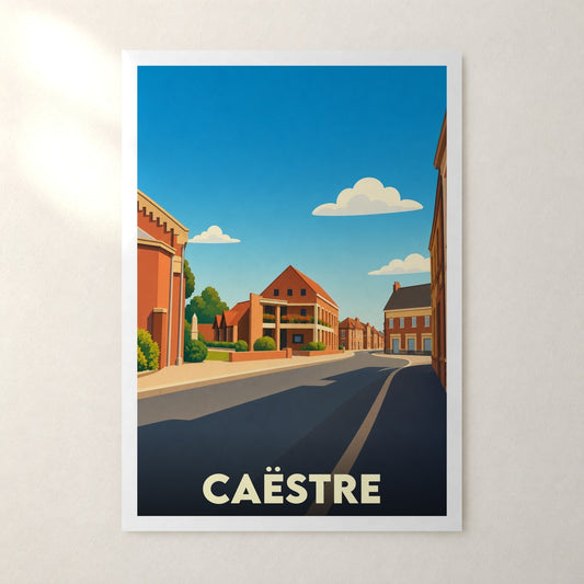 Affiche Caëstre – sans cadre, accrochée au mur
