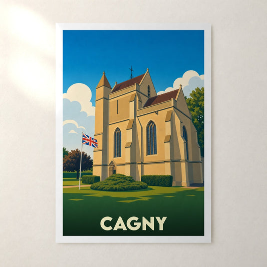 Affiche Cagny – sans cadre, accrochée au mur