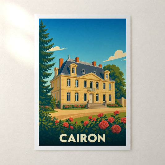 Affiche Cairon – sans cadre, accrochée au mur