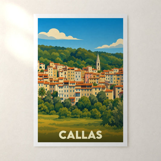 Affiche Callas – sans cadre, accrochée au mur
