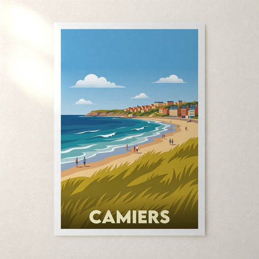 Affiche Camiers – sans cadre, accrochée au mur