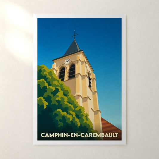 Affiche Camphin-en-Carembault – sans cadre, accrochée au mur
