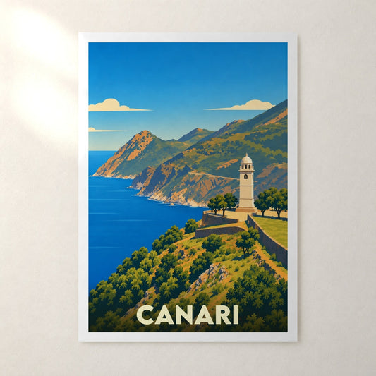 Affiche Canari – sans cadre, accrochée au mur