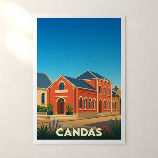 Affiche Candas – sans cadre, accrochée au mur