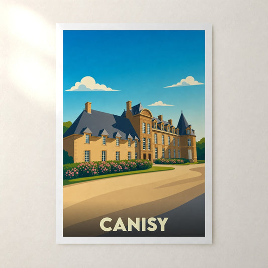 Affiche Canisy – sans cadre, accrochée au mur