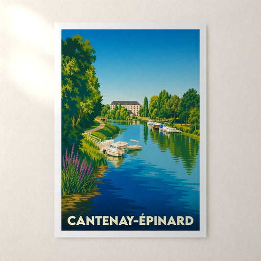 Affiche Cantenay-Épinard – sans cadre, accrochée au mur