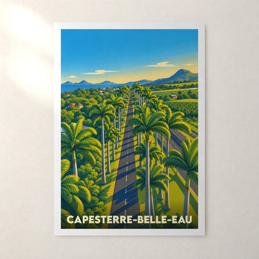 Affiche Capesterre-Belle-Eau – sans cadre, accrochée au mur