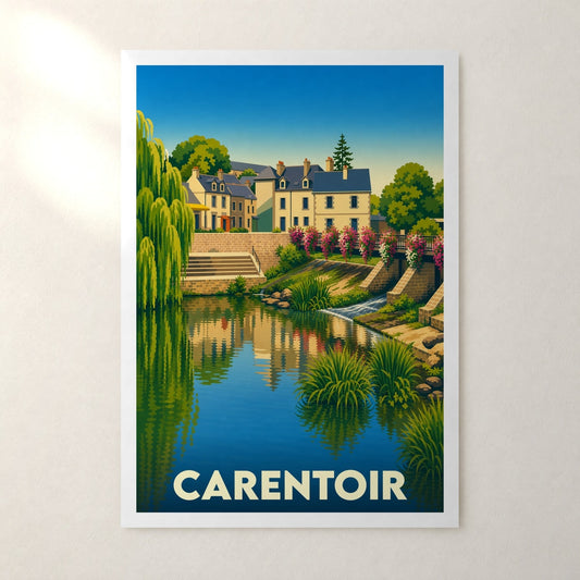 Affiche Carentoir – sans cadre, accrochée au mur